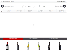 Tablet Screenshot of imbibewine.com